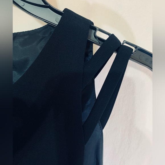 Evan-Picone LBD Dress With Strappy Sleeves Size 16 - Picture 5 of 13